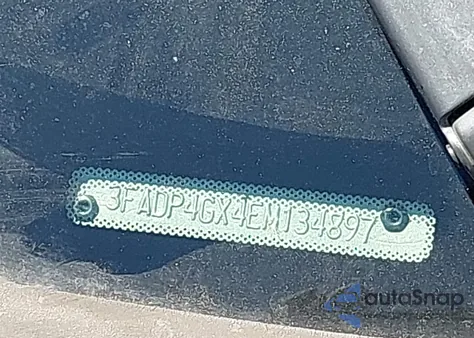 2014 Ford Fiesta St из США, поврежденный, VIN 3FADP4GX4EM134897